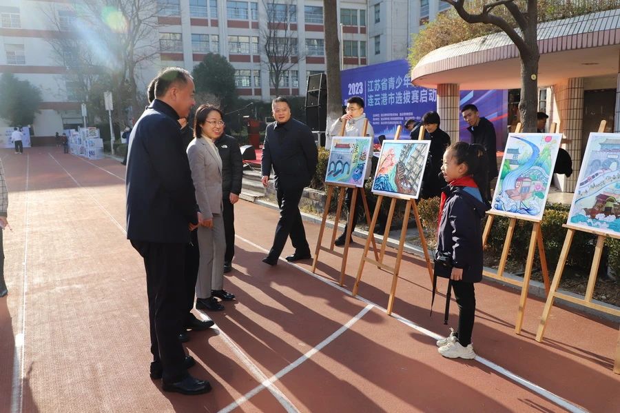 第三十届江苏省青少年科技模型大赛连云港市选拔赛启动仪式在我校举行(图9)